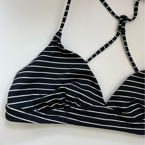 Victoria’s Sport • Black and White Striped Bikini Top - Picture 2 of 7
